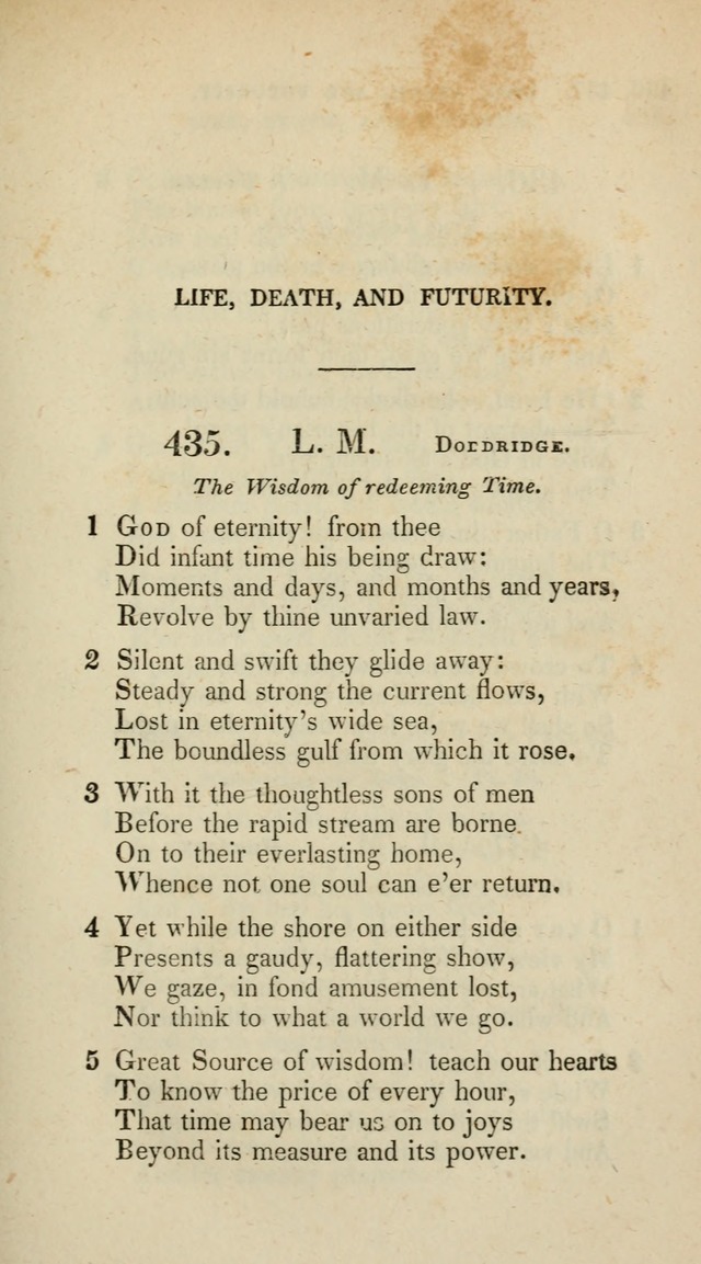 A Collection of Psalms and Hymns for Christian Worship (10th ed.) page 315