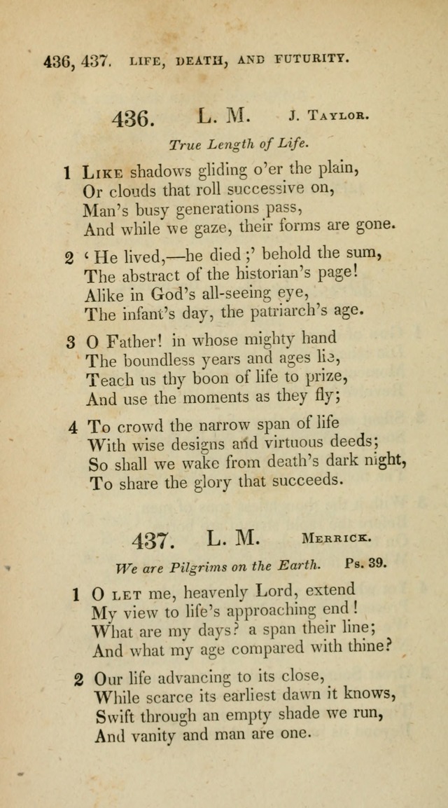 A Collection of Psalms and Hymns for Christian Worship (10th ed.) page 316