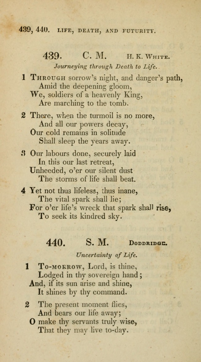 A Collection of Psalms and Hymns for Christian Worship (10th ed.) page 318