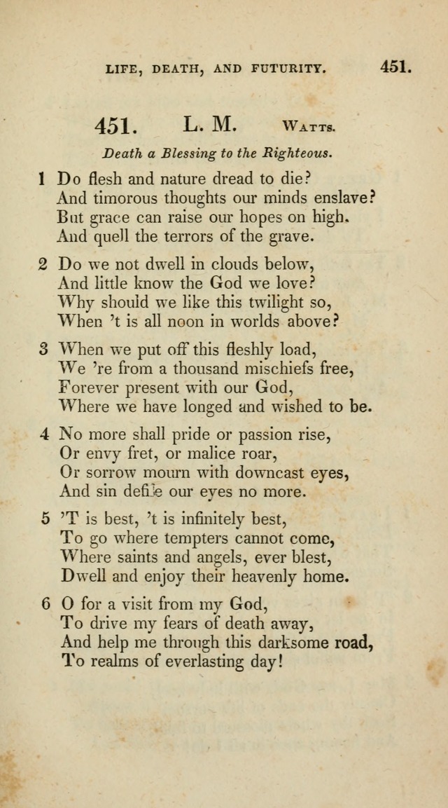 A Collection of Psalms and Hymns for Christian Worship (10th ed.) page 327