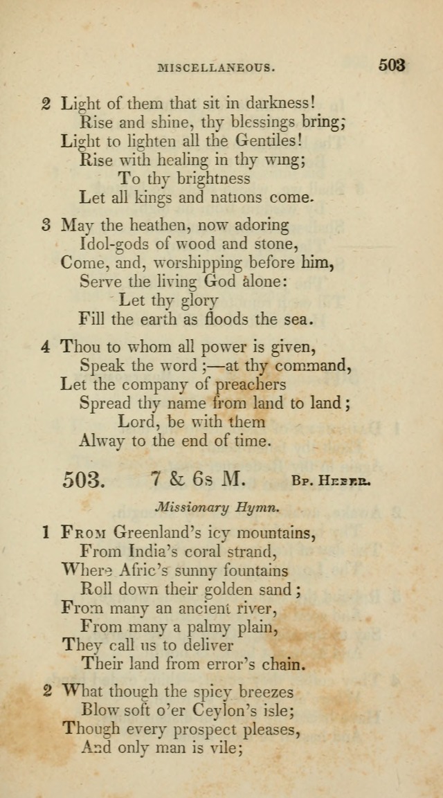 A Collection of Psalms and Hymns for Christian Worship (10th ed.) page 365