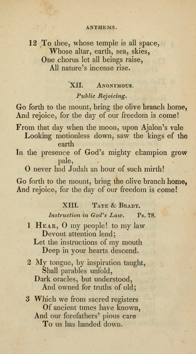 A Collection of Psalms and Hymns for Christian Worship (10th ed.) page 415