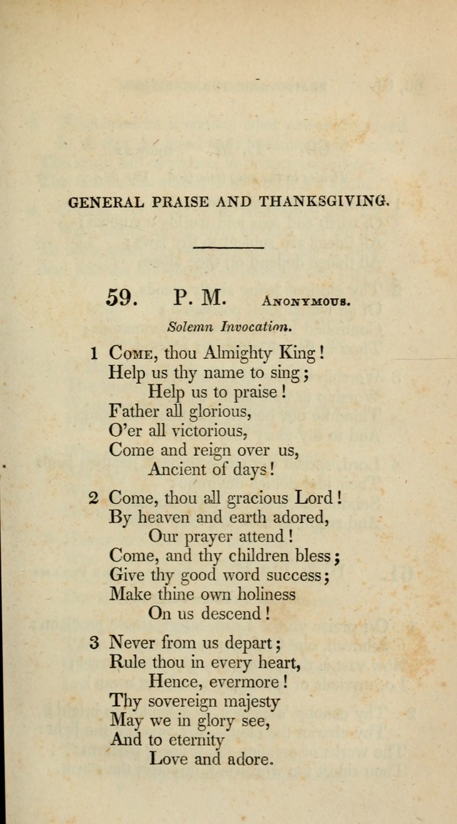 A Collection of Psalms and Hymns for Christian Worship (10th ed.) page 43