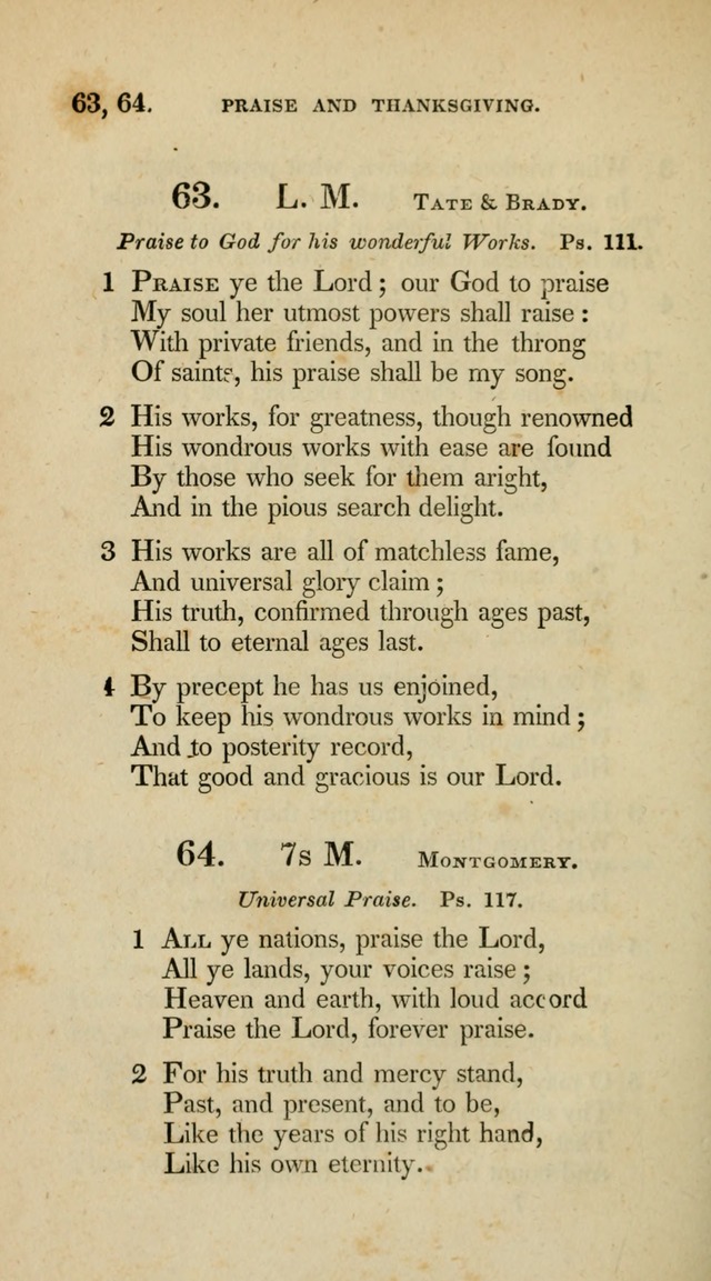 A Collection of Psalms and Hymns for Christian Worship (10th ed.) page 46