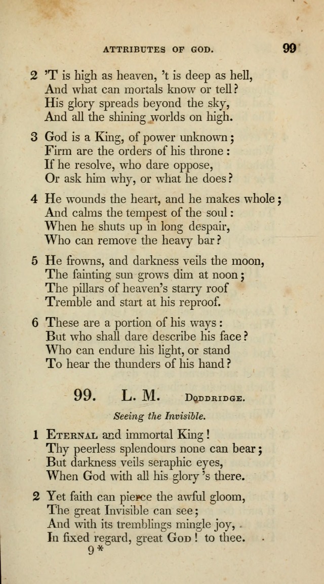 A Collection of Psalms and Hymns for Christian Worship (10th ed.) page 73