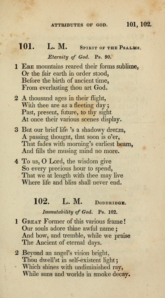 A Collection of Psalms and Hymns for Christian Worship (10th ed.) page 75