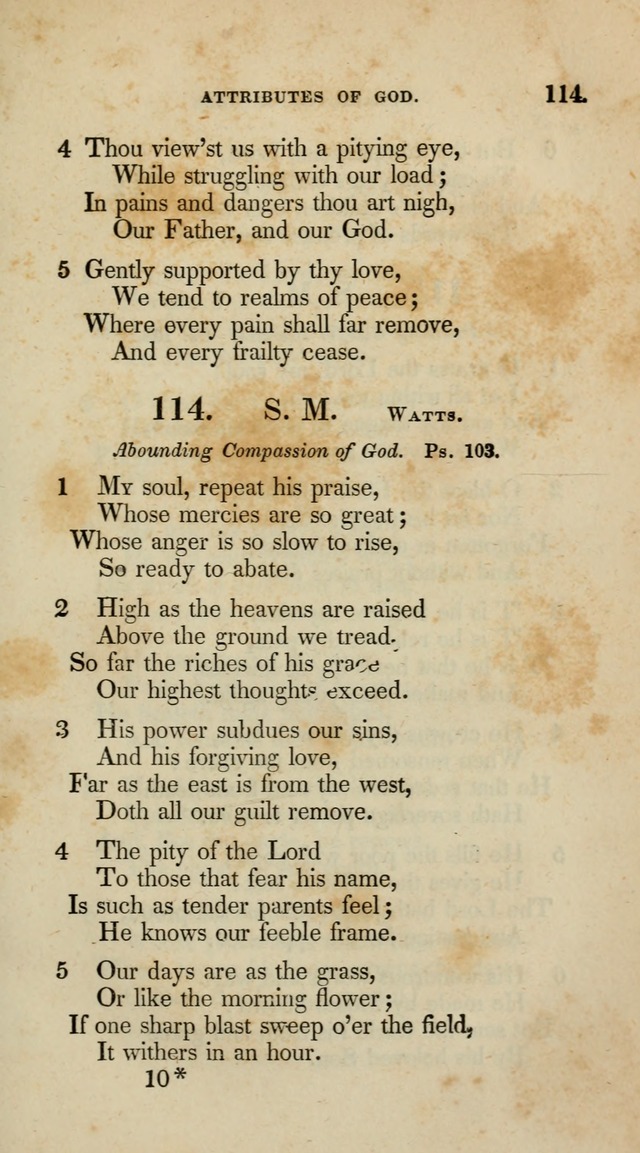 A Collection of Psalms and Hymns for Christian Worship (10th ed.) page 85