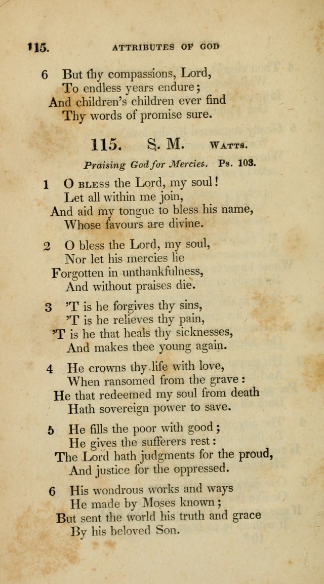 A Collection of Psalms and Hymns for Christian Worship (10th ed.) page 86