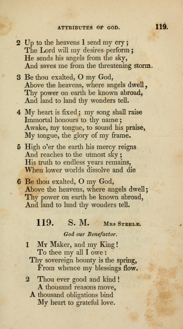 A Collection of Psalms and Hymns for Christian Worship (10th ed.) page 89