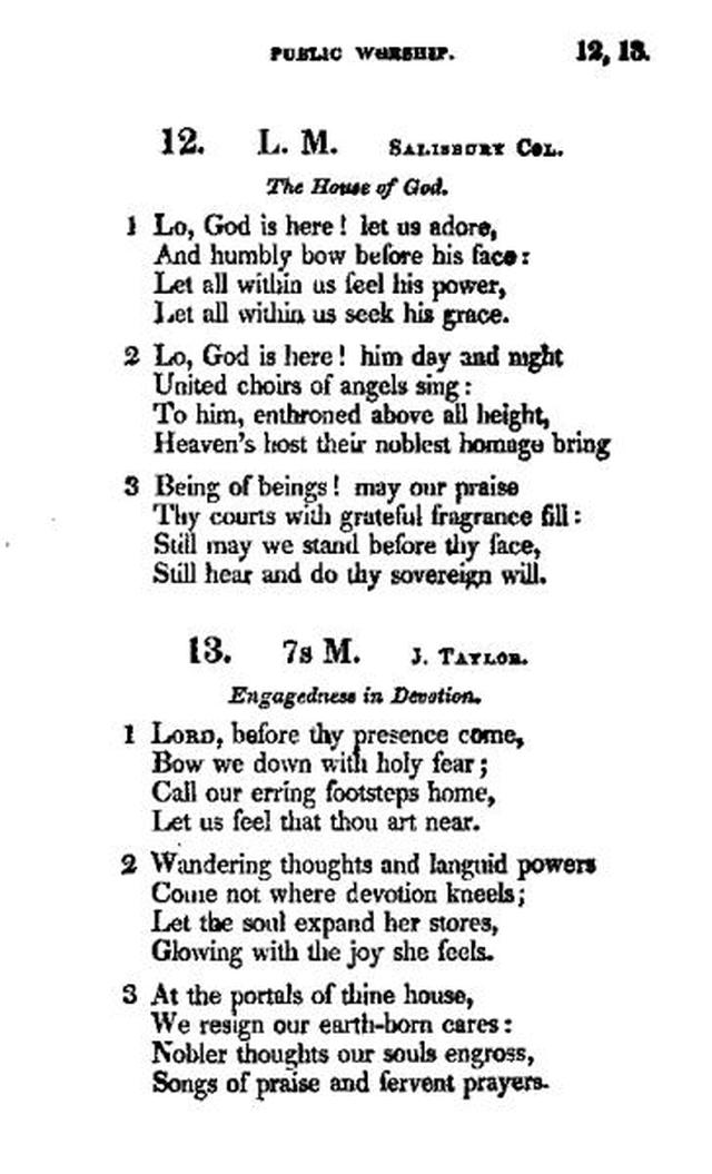 A Collection of Psalms and Hymns for Christian Worship. 16th ed. page 11