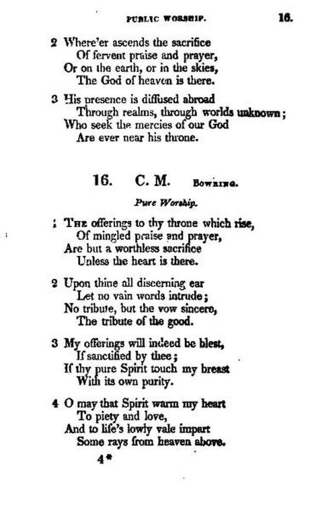 A Collection of Psalms and Hymns for Christian Worship. 16th ed. page 13