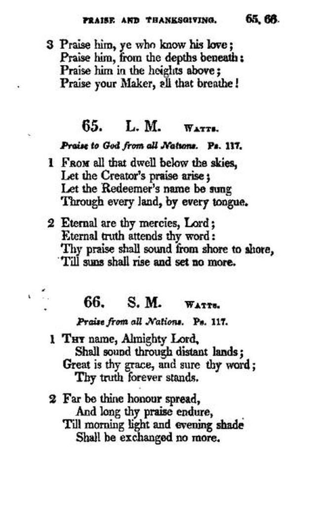 A Collection of Psalms and Hymns for Christian Worship. 16th ed. page 47