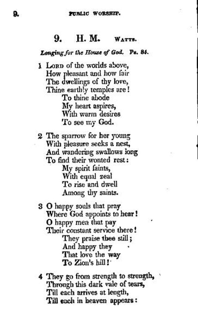 A Collection of Psalms and Hymns for Christian Worship. 16th ed. page 8