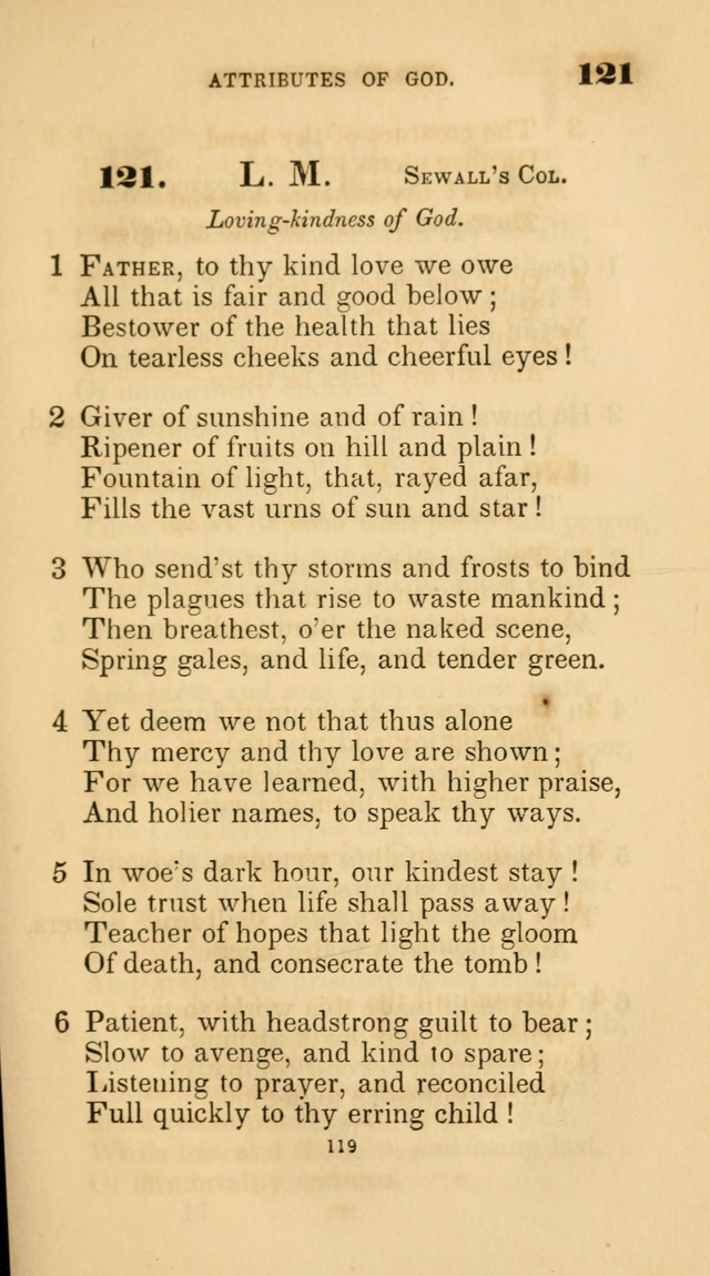 A Collection of Psalms and Hymns for Christian Worship. (45th ed.) page 119