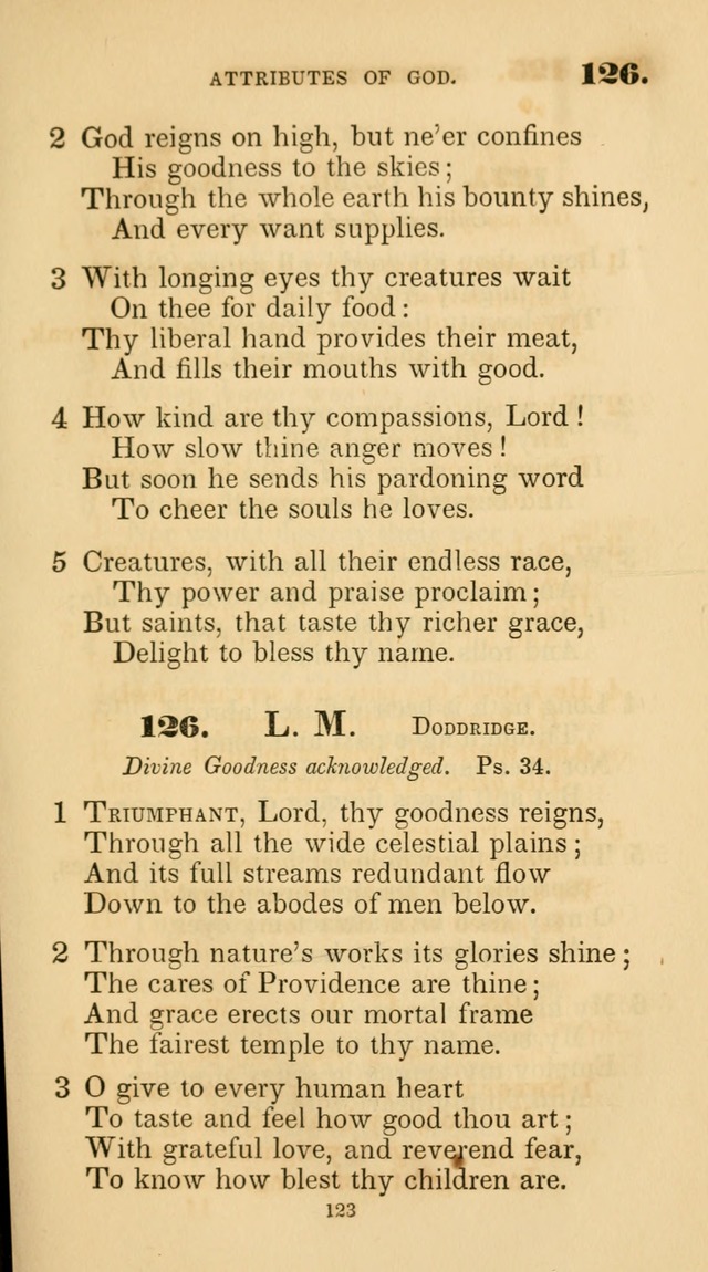 A Collection of Psalms and Hymns for Christian Worship. (45th ed.) page 123