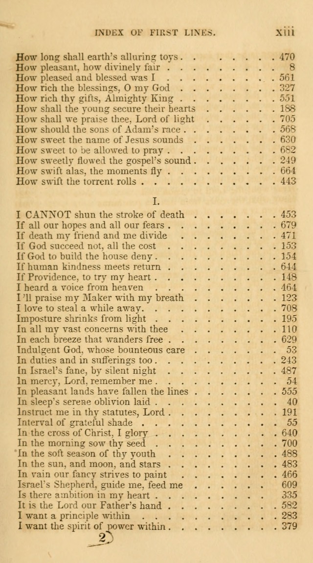 A Collection of Psalms and Hymns for Christian Worship. (45th ed.) page 13