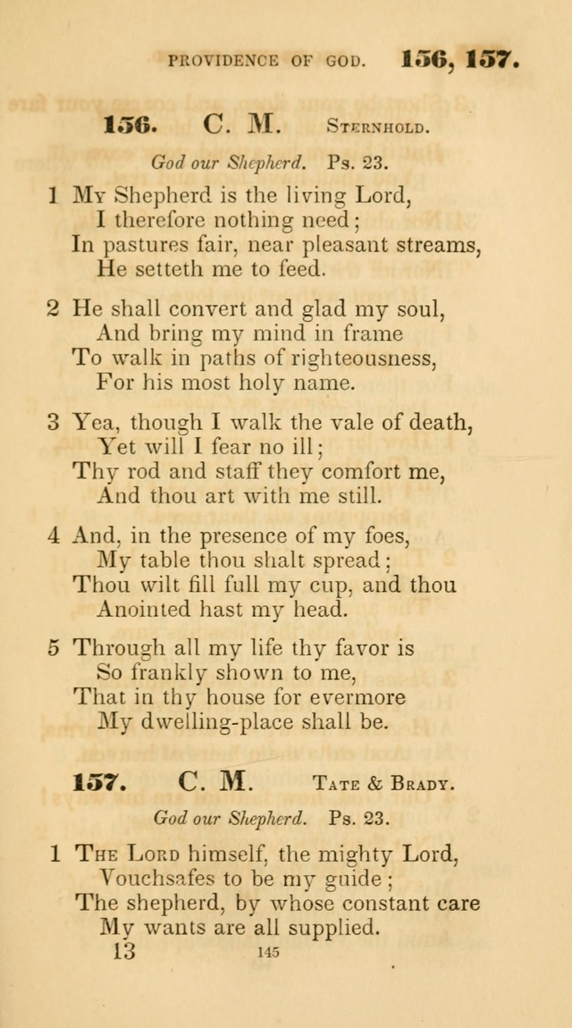 A Collection of Psalms and Hymns for Christian Worship. (45th ed.) page 145