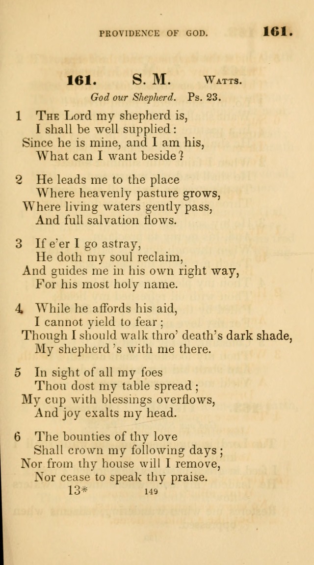 A Collection of Psalms and Hymns for Christian Worship. (45th ed.) page 149