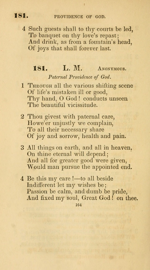 A Collection of Psalms and Hymns for Christian Worship. (45th ed.) page 164