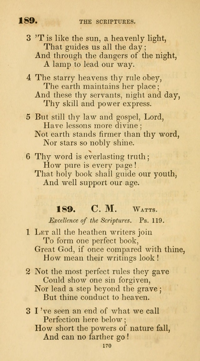 A Collection of Psalms and Hymns for Christian Worship. (45th ed.) page 170