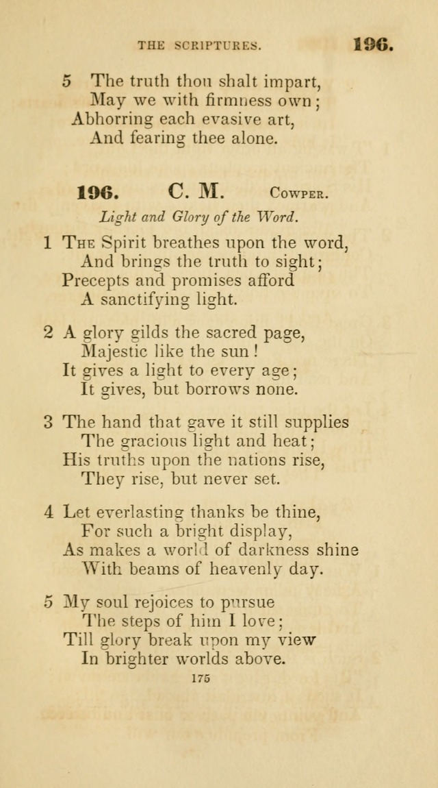 A Collection of Psalms and Hymns for Christian Worship. (45th ed.) page 175