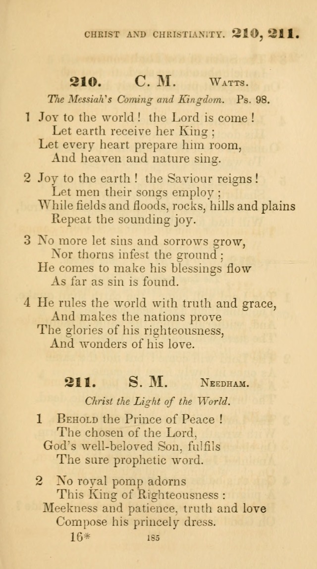 A Collection of Psalms and Hymns for Christian Worship. (45th ed.) page 185