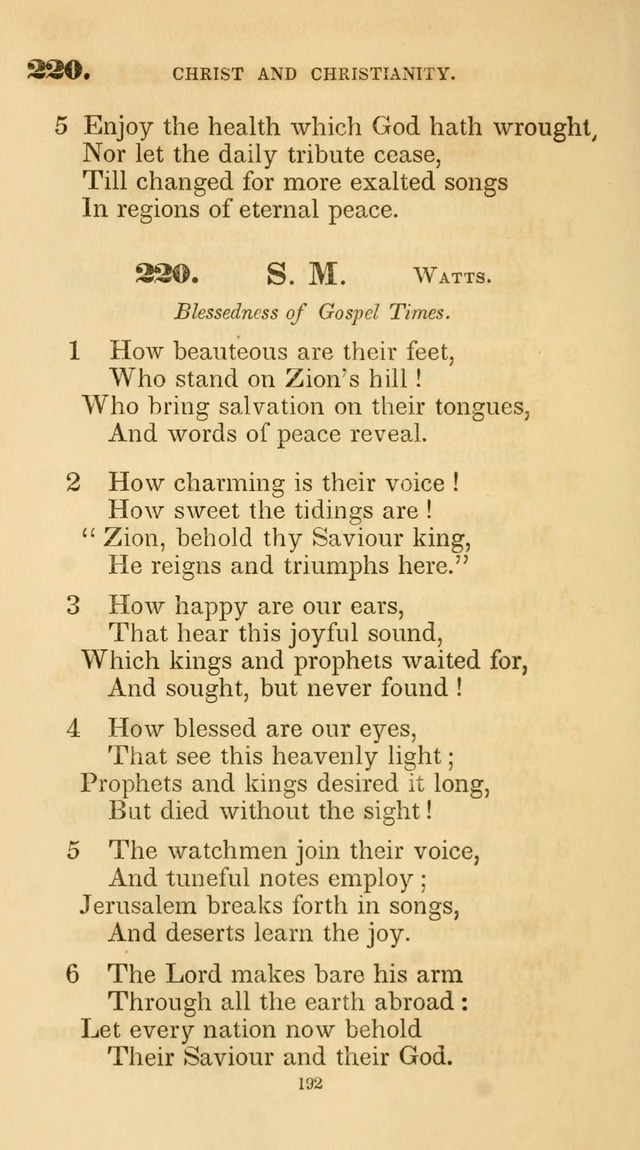 A Collection of Psalms and Hymns for Christian Worship. (45th ed.) page 192