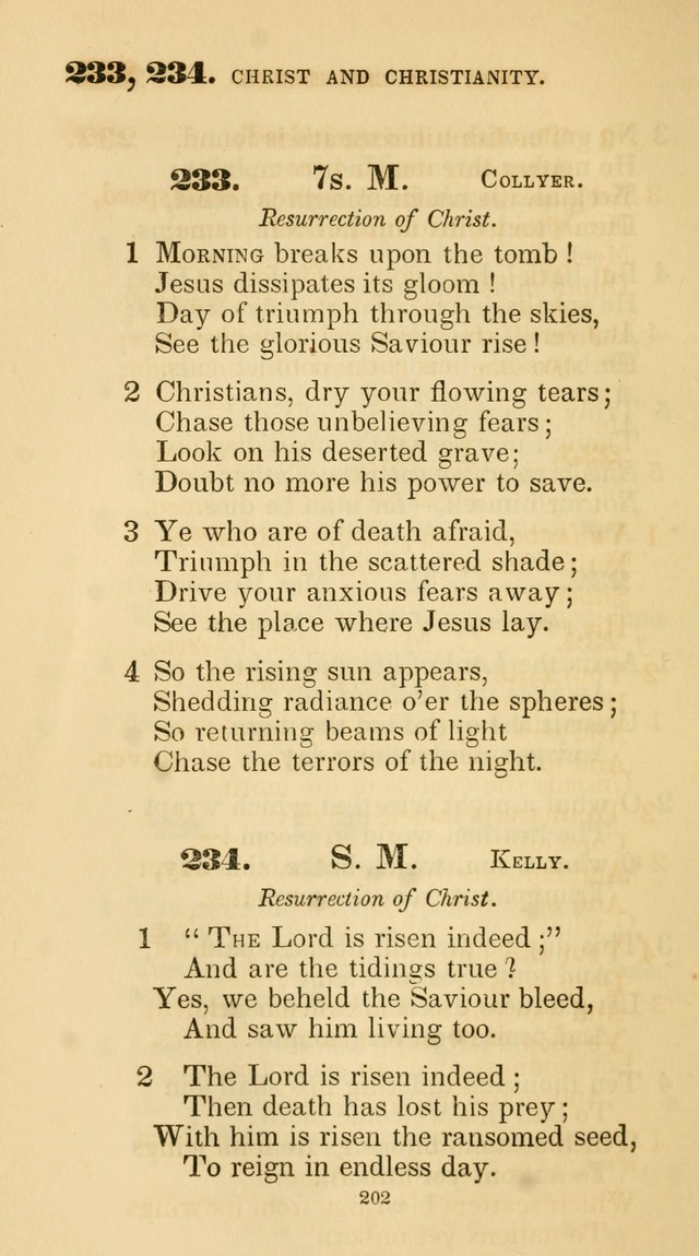 A Collection of Psalms and Hymns for Christian Worship. (45th ed.) page 202