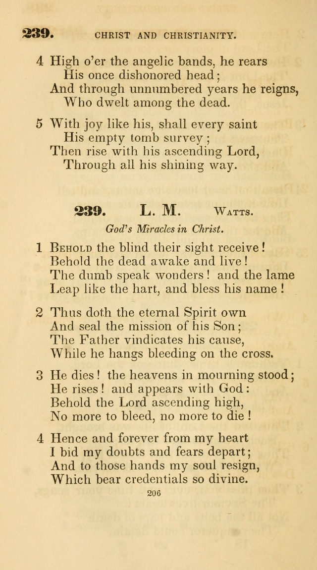 A Collection of Psalms and Hymns for Christian Worship. (45th ed.) page 206