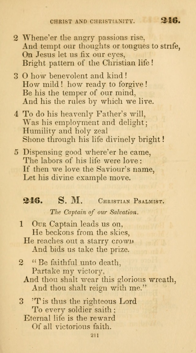 A Collection of Psalms and Hymns for Christian Worship. (45th ed.) page 211