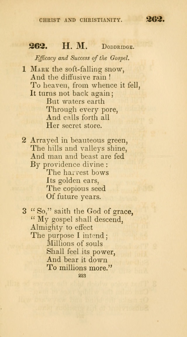 A Collection of Psalms and Hymns for Christian Worship. (45th ed.) page 223