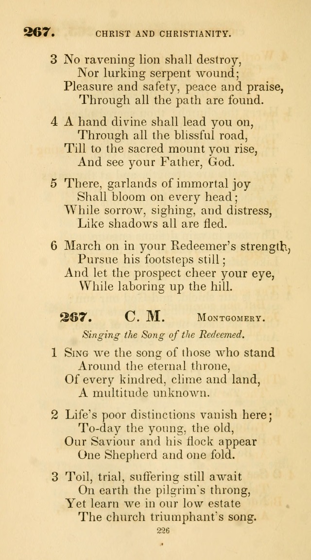 A Collection of Psalms and Hymns for Christian Worship. (45th ed.) page 226