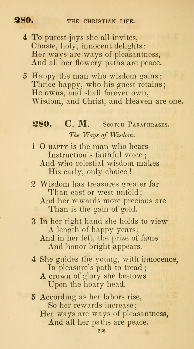 A Collection of Psalms and Hymns for Christian Worship. (45th ed.) page 236