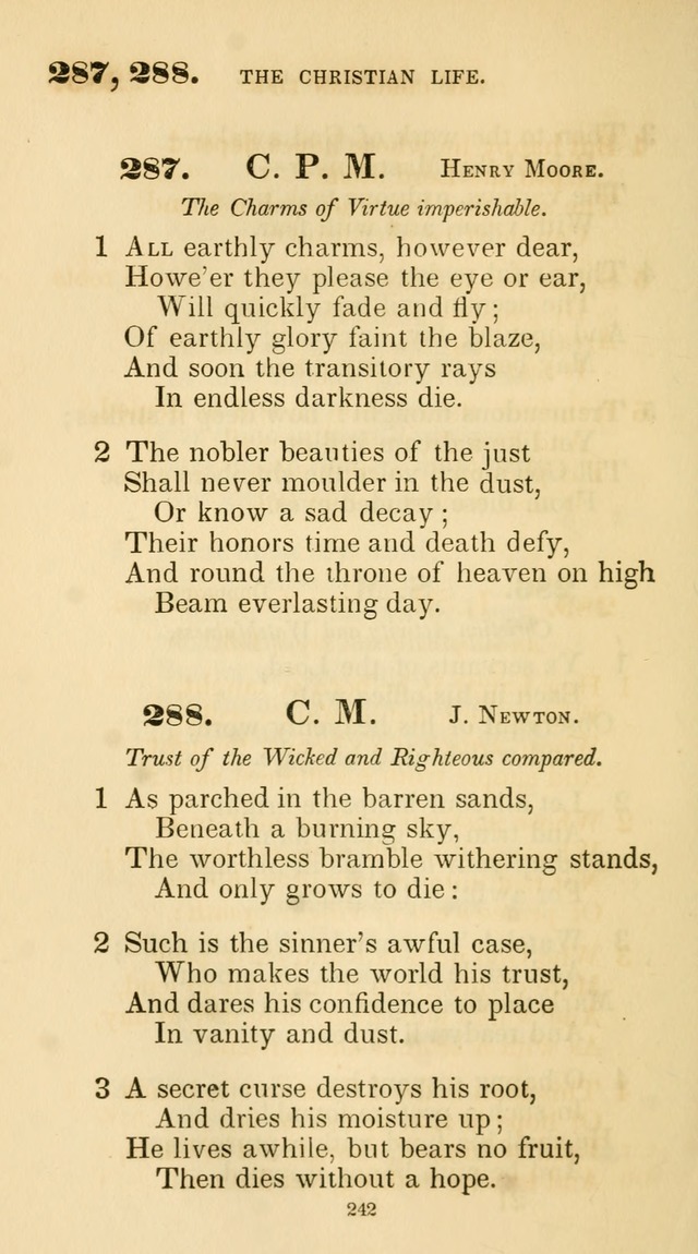 A Collection of Psalms and Hymns for Christian Worship. (45th ed.) page 242