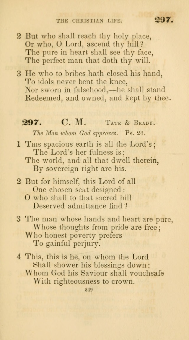 A Collection of Psalms and Hymns for Christian Worship. (45th ed.) page 249