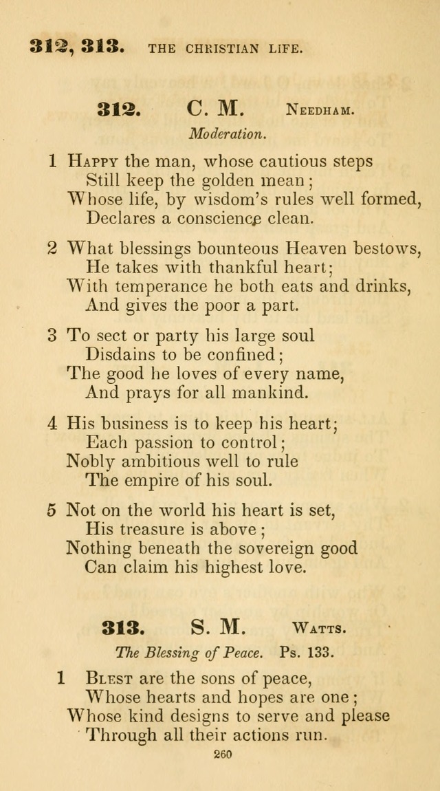 A Collection of Psalms and Hymns for Christian Worship. (45th ed.) page 260