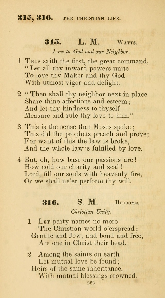 A Collection of Psalms and Hymns for Christian Worship. (45th ed.) page 262