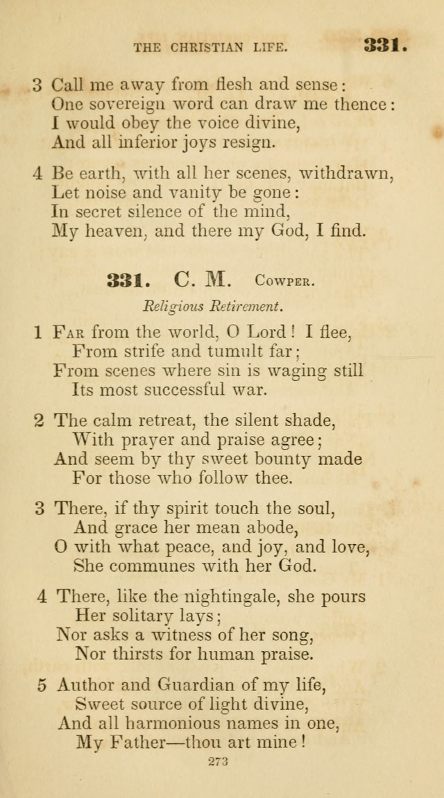 A Collection of Psalms and Hymns for Christian Worship. (45th ed.) page 273