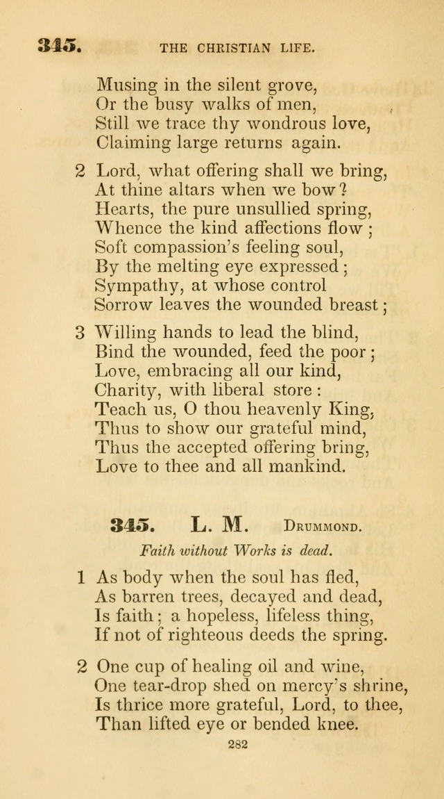 A Collection of Psalms and Hymns for Christian Worship. (45th ed.) page 282