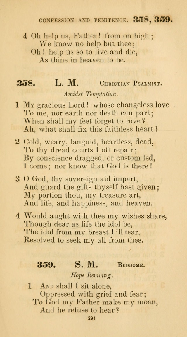 A Collection of Psalms and Hymns for Christian Worship. (45th ed.) page 291