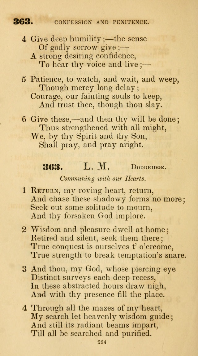 A Collection of Psalms and Hymns for Christian Worship. (45th ed.) page 294