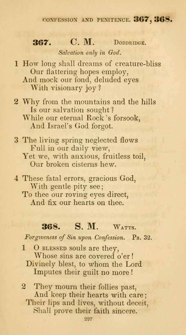 A Collection of Psalms and Hymns for Christian Worship. (45th ed.) page 297