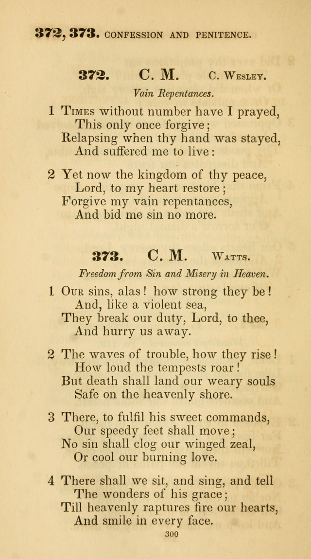 A Collection of Psalms and Hymns for Christian Worship. (45th ed.) page 300