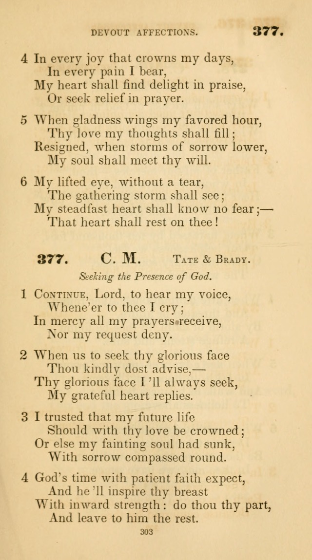 A Collection of Psalms and Hymns for Christian Worship. (45th ed.) page 303