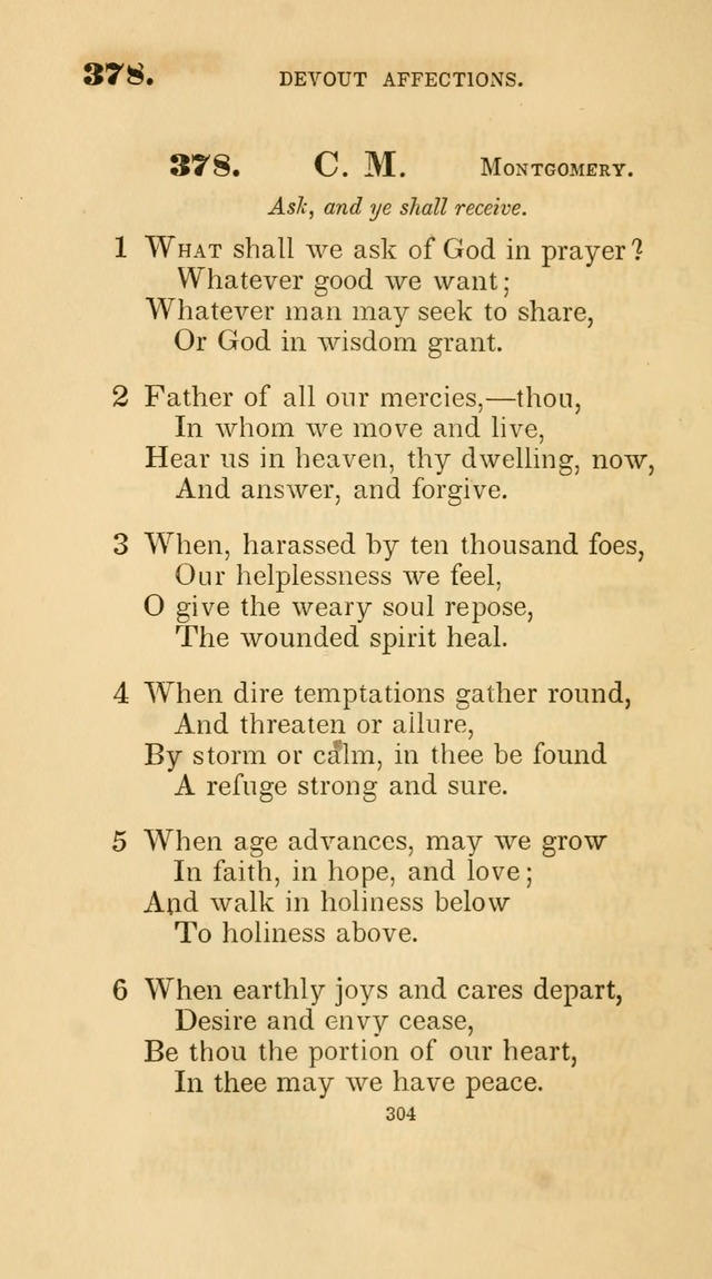 A Collection of Psalms and Hymns for Christian Worship. (45th ed.) page 304