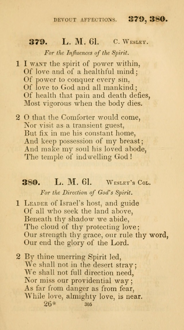 A Collection of Psalms and Hymns for Christian Worship. (45th ed.) page 305