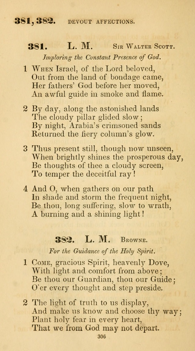 A Collection of Psalms and Hymns for Christian Worship. (45th ed.) page 306