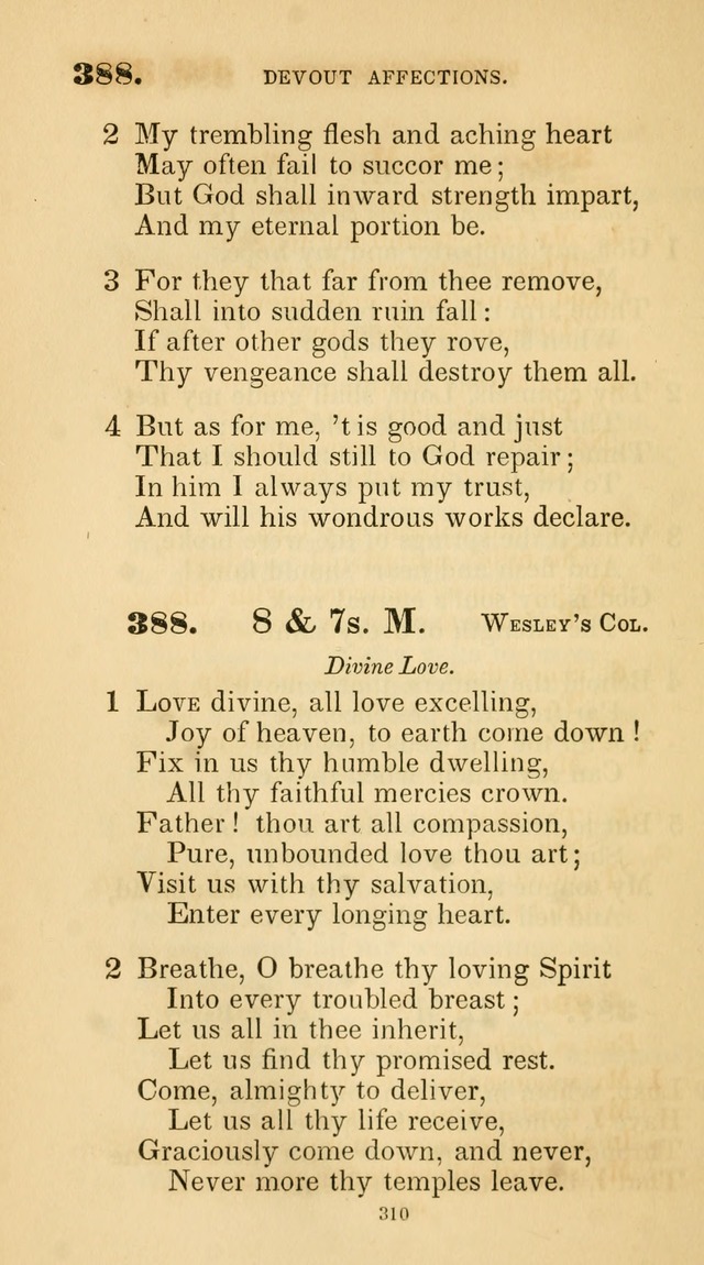 A Collection of Psalms and Hymns for Christian Worship. (45th ed.) page 310