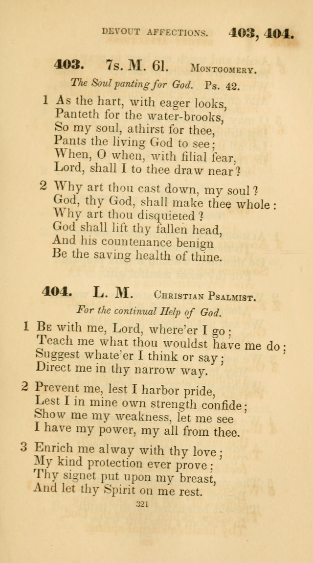 A Collection of Psalms and Hymns for Christian Worship. (45th ed.) page 321