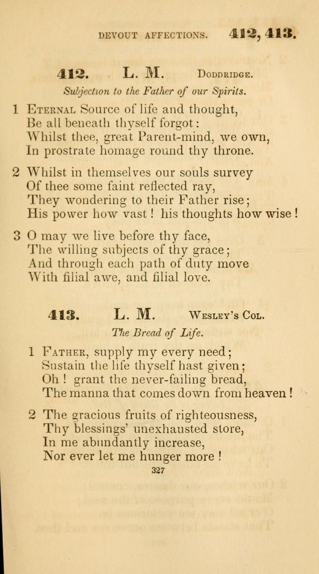 A Collection of Psalms and Hymns for Christian Worship. (45th ed.) page 327